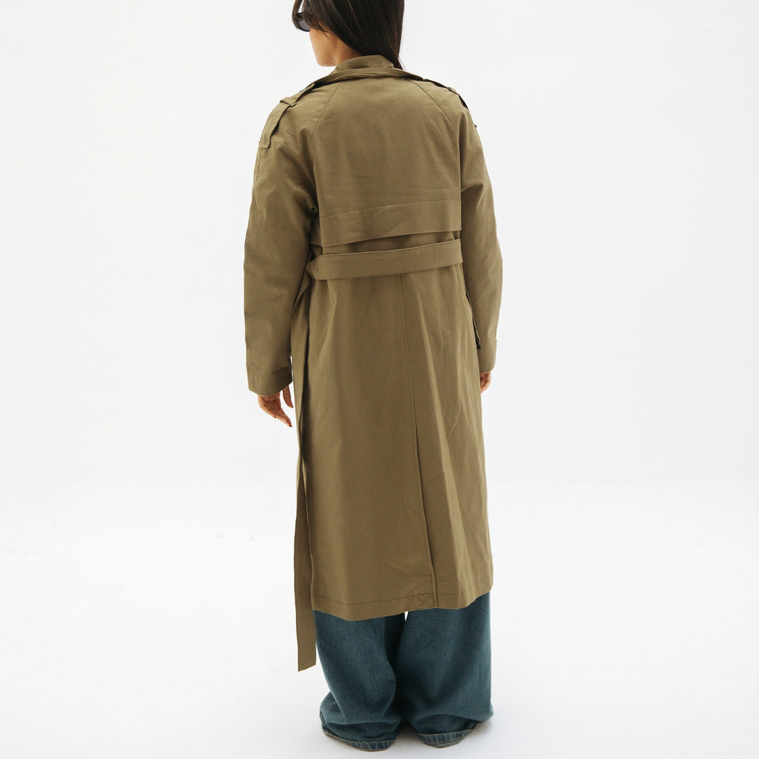 Modern Trench-Olive