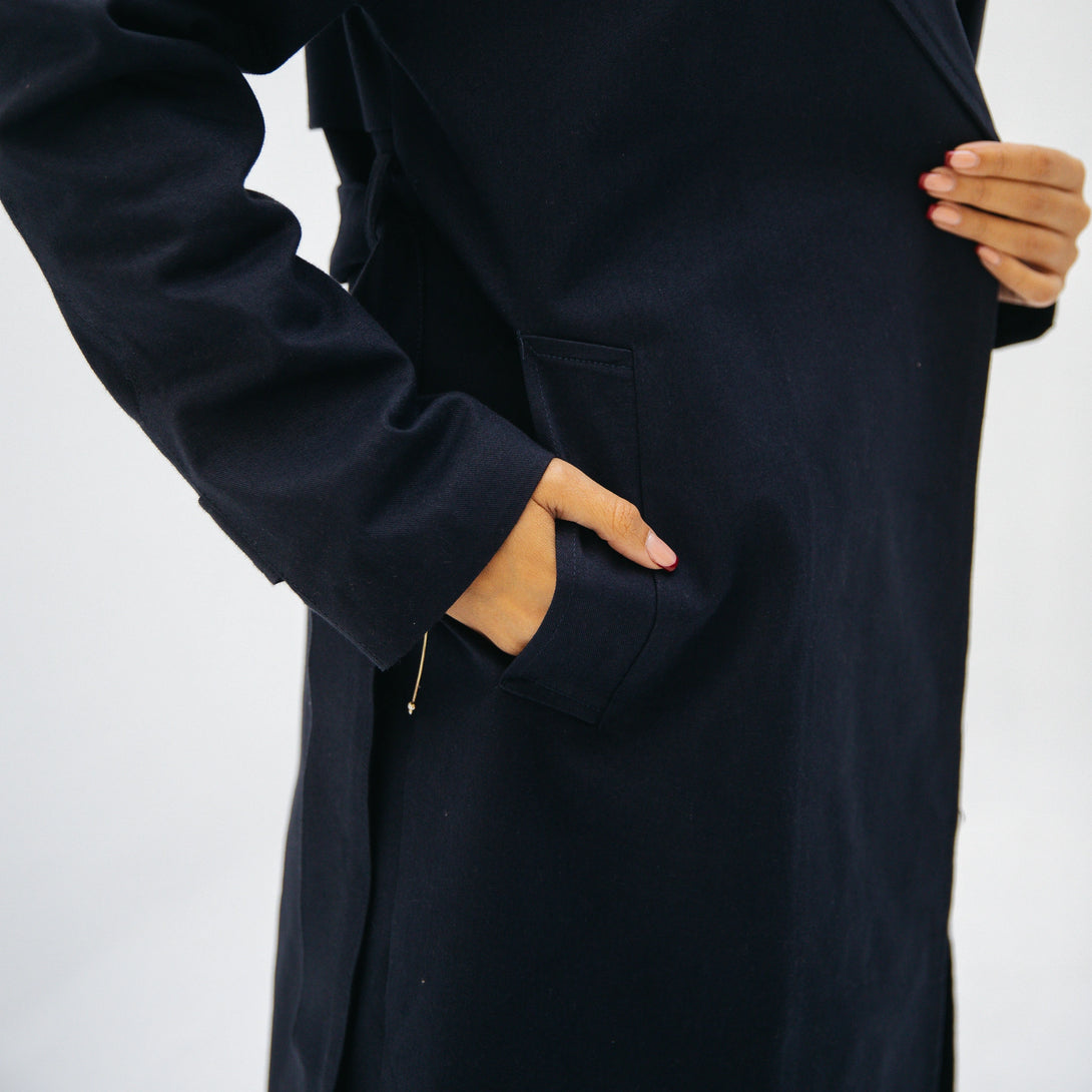 Modern Trench-Navy