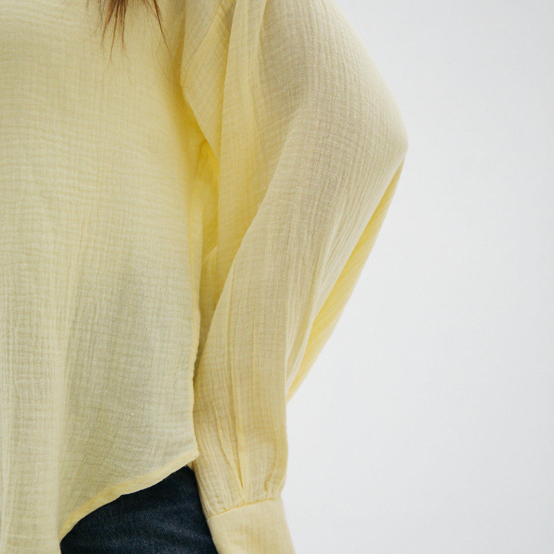 Muslin shirt-Yellow